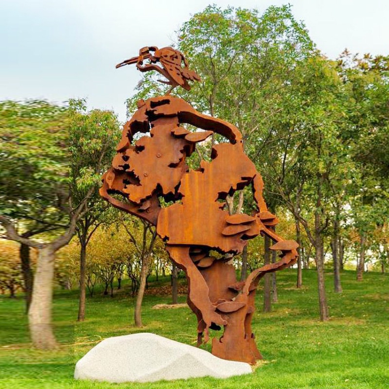 毛感乡耐候钢板精神堡垒